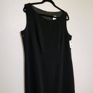 NWT Louben Woman Black Shift Dress 16W